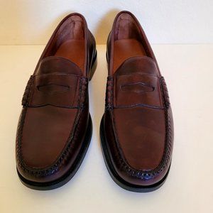 Mens NWOT Cole Haan Brown Penny Loafer. Size 11D